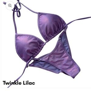 Toxic angels twinkle lilac fit model suit